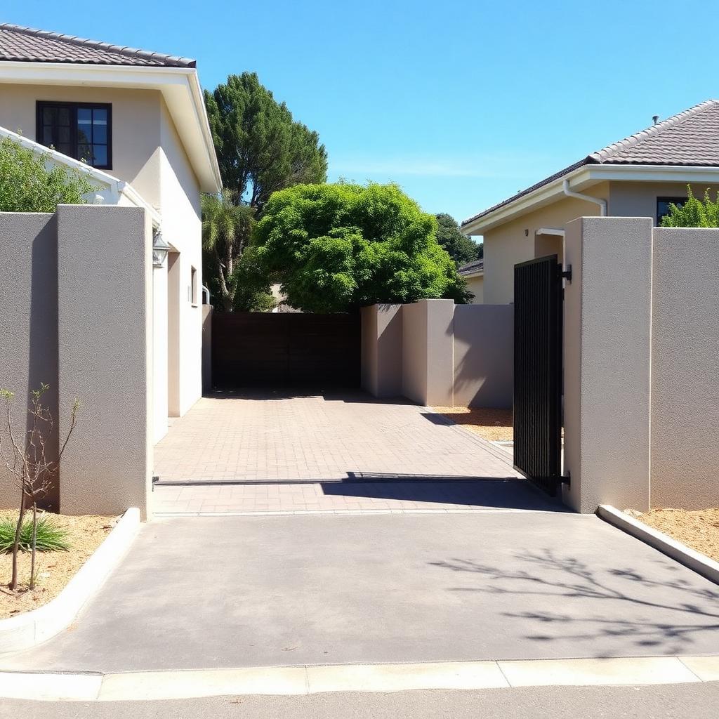 Driveway gate opening — Nutec Gates